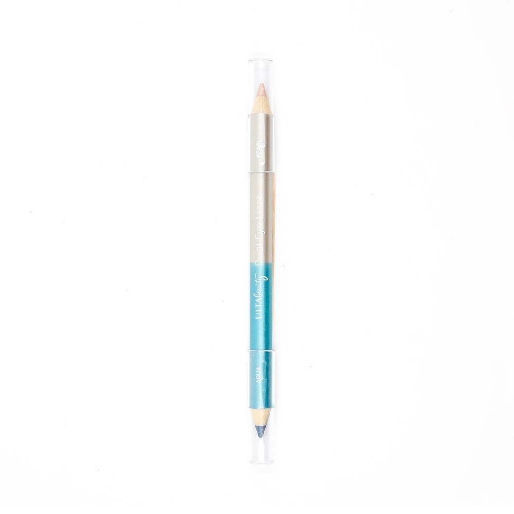 Ulta Beauty - Dual Ended Eye Liner Pencil -‎ Aqua and Pearl - .02 oz / 1.8 g